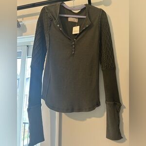 We The Free Thermal Long Sleeve Top - NWT